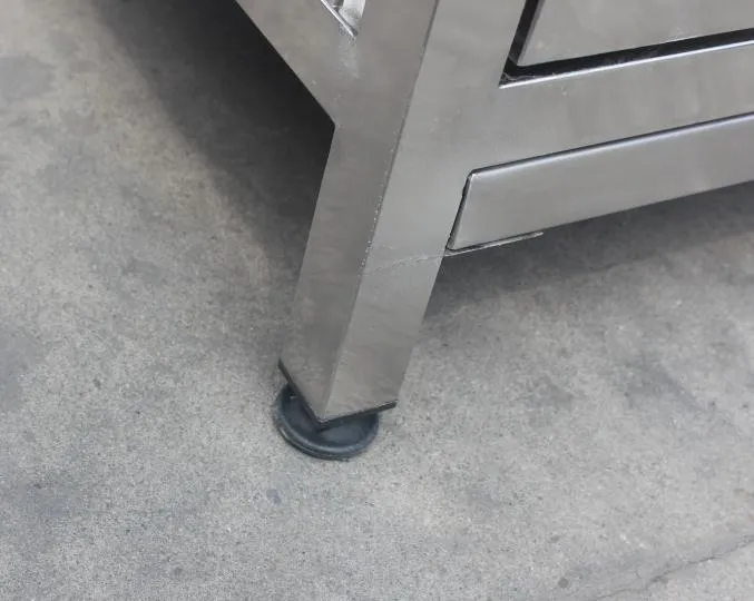 ペットクリニック用高品質動物ステンレス鋼テーブル獣医診察台ペットケージ付き